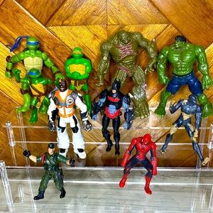 Action Figure Superhero Lot